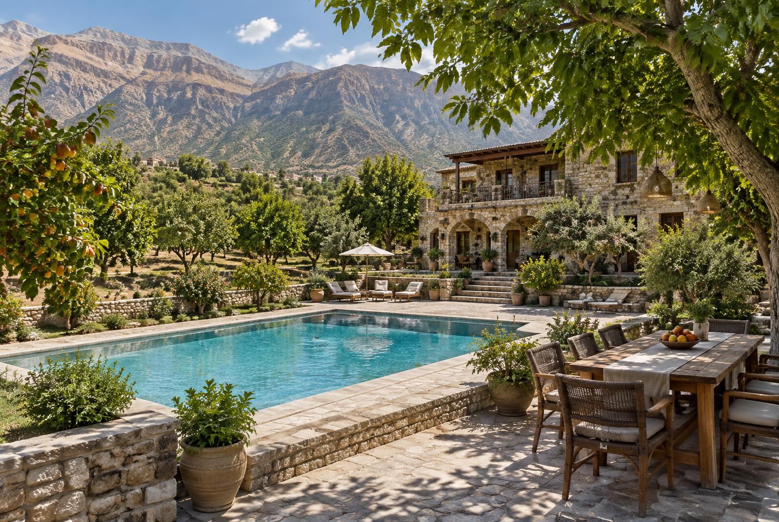 Kawanian Garden Farm Estate in Shaqlawa, Kurdistan